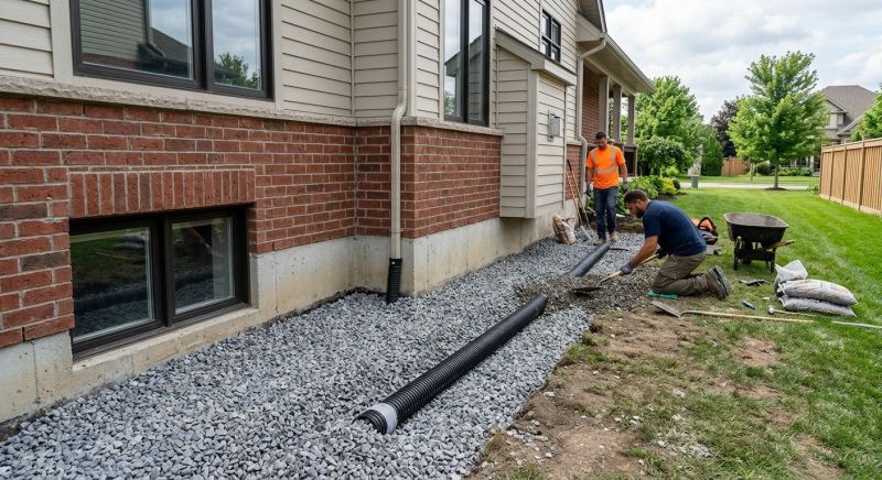French Drain Clearing in Tuscaloosa, AL