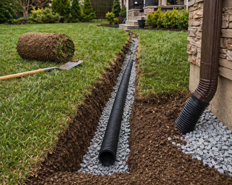 Water Drainage Installation in Birmingham, AL
